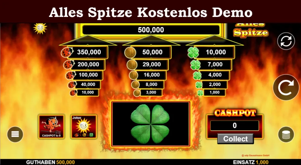 alles spitze kostenlos demo